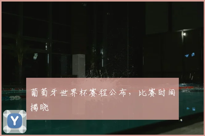 葡萄牙世界杯赛程公布,比赛时间揭晓