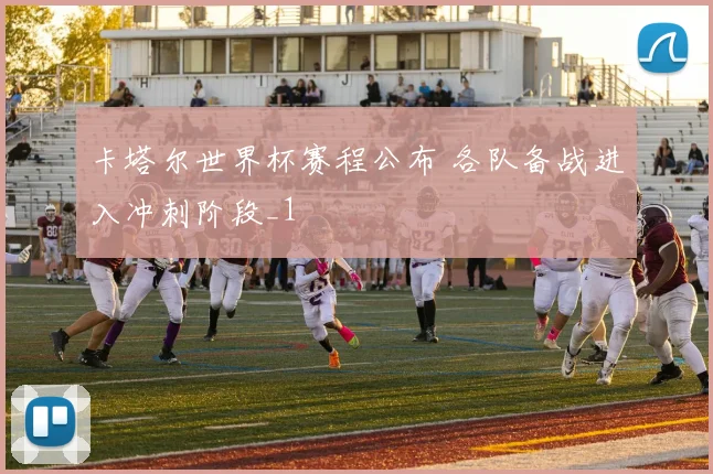 卡塔尔世界杯赛程公布 各队备战进入冲刺阶段_1